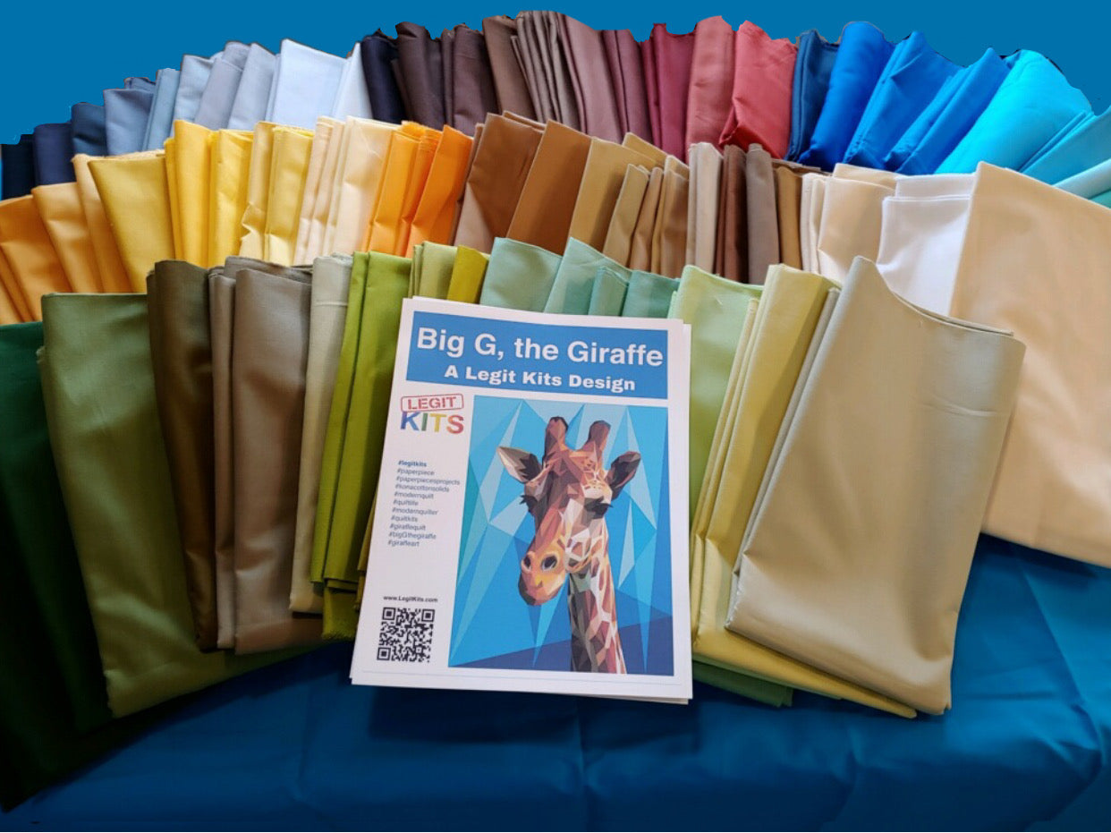 Big G the Giraffe Quilt Kit