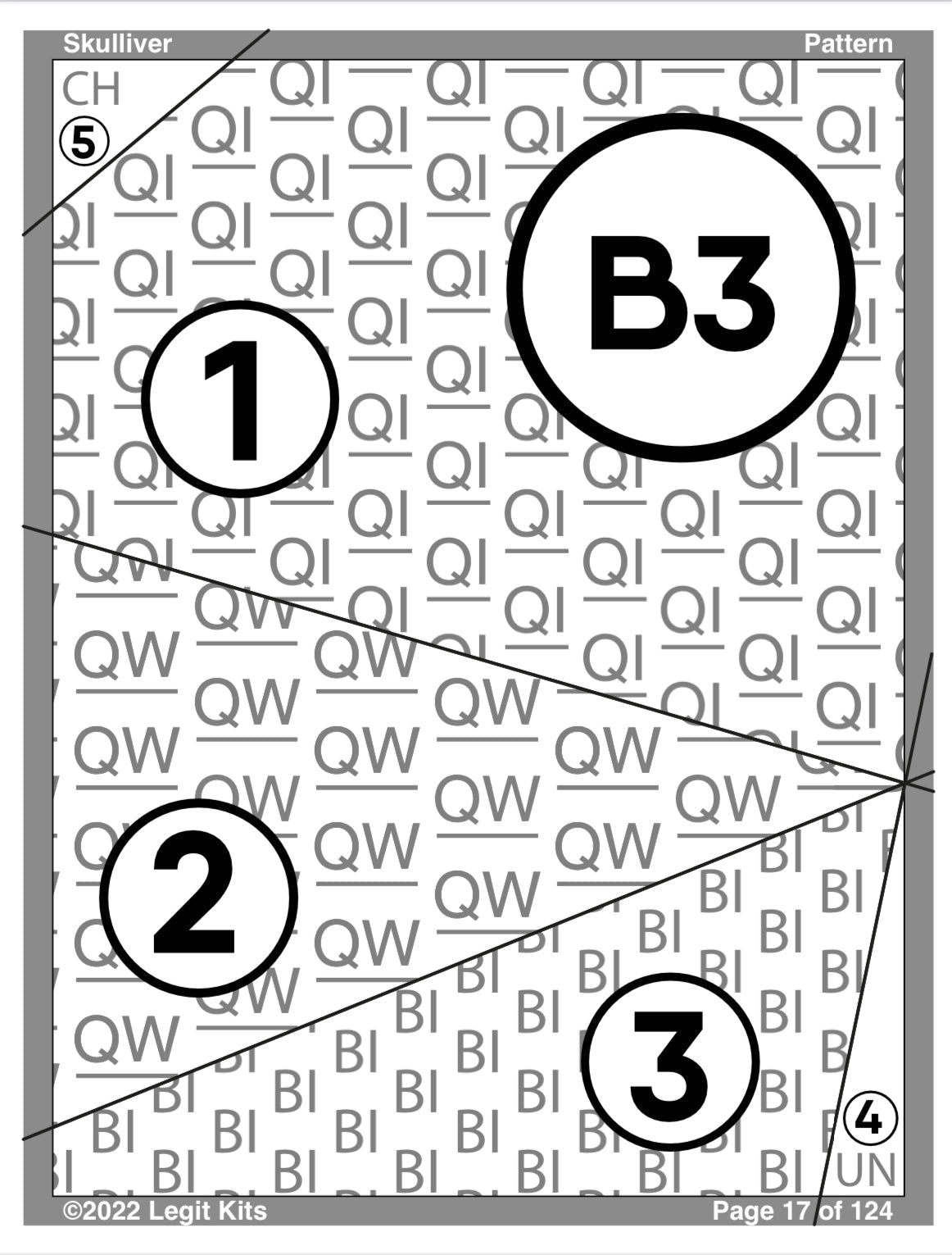 Skulliver Quilt Kit