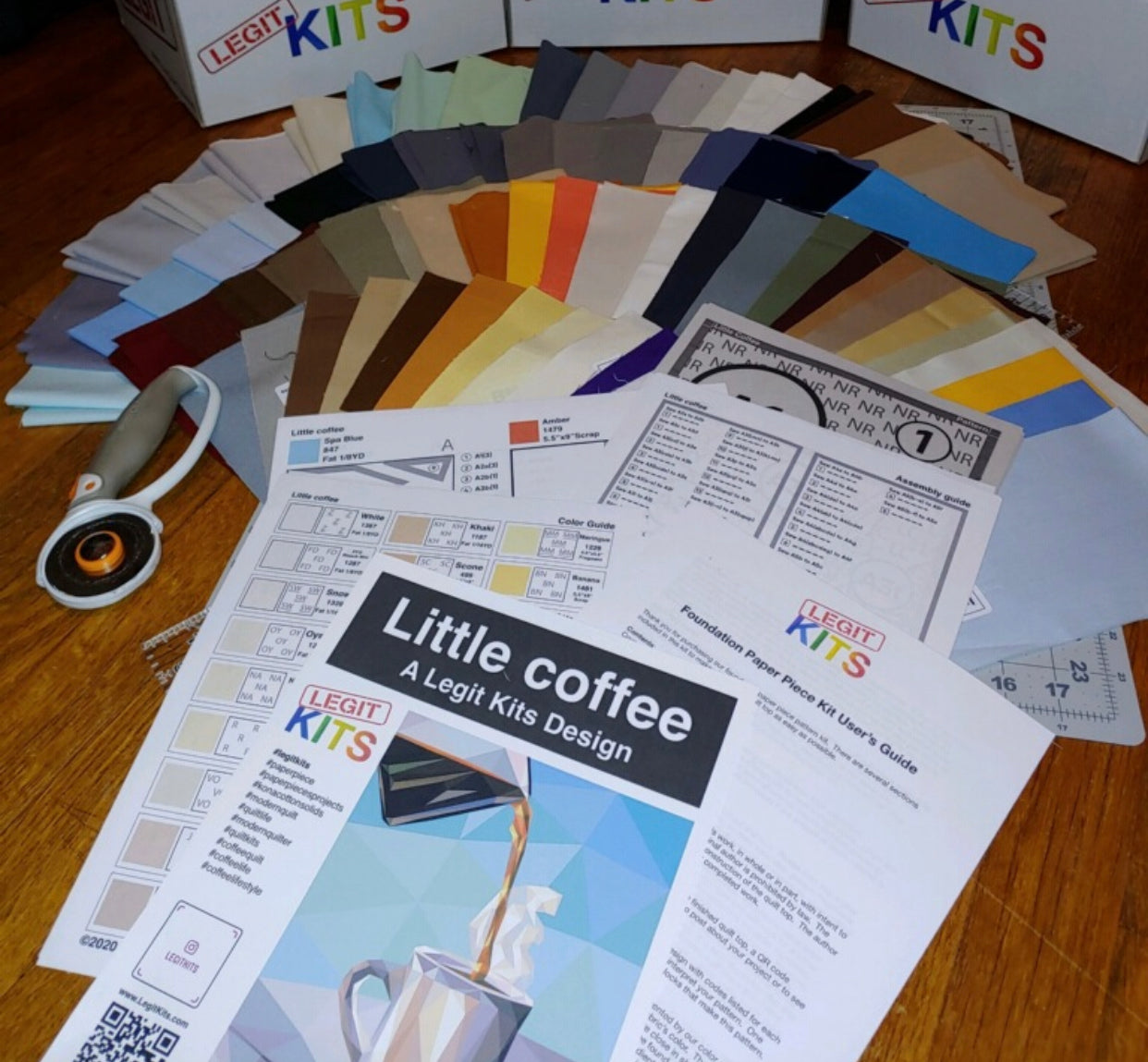 Little Coffee Quilt Kit