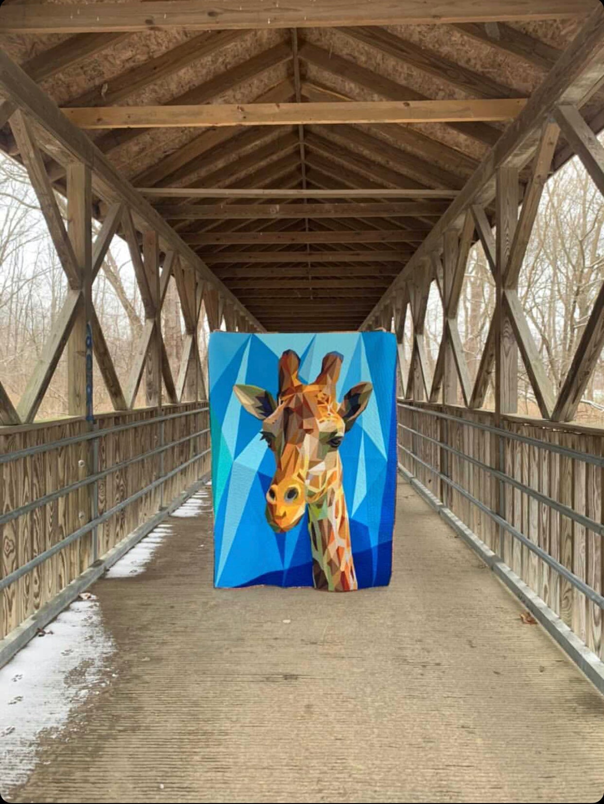 Big G the Giraffe Quilt Kit