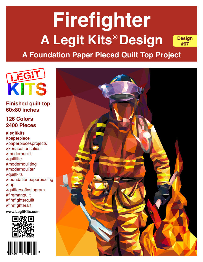 Firefigher Quilt Kit