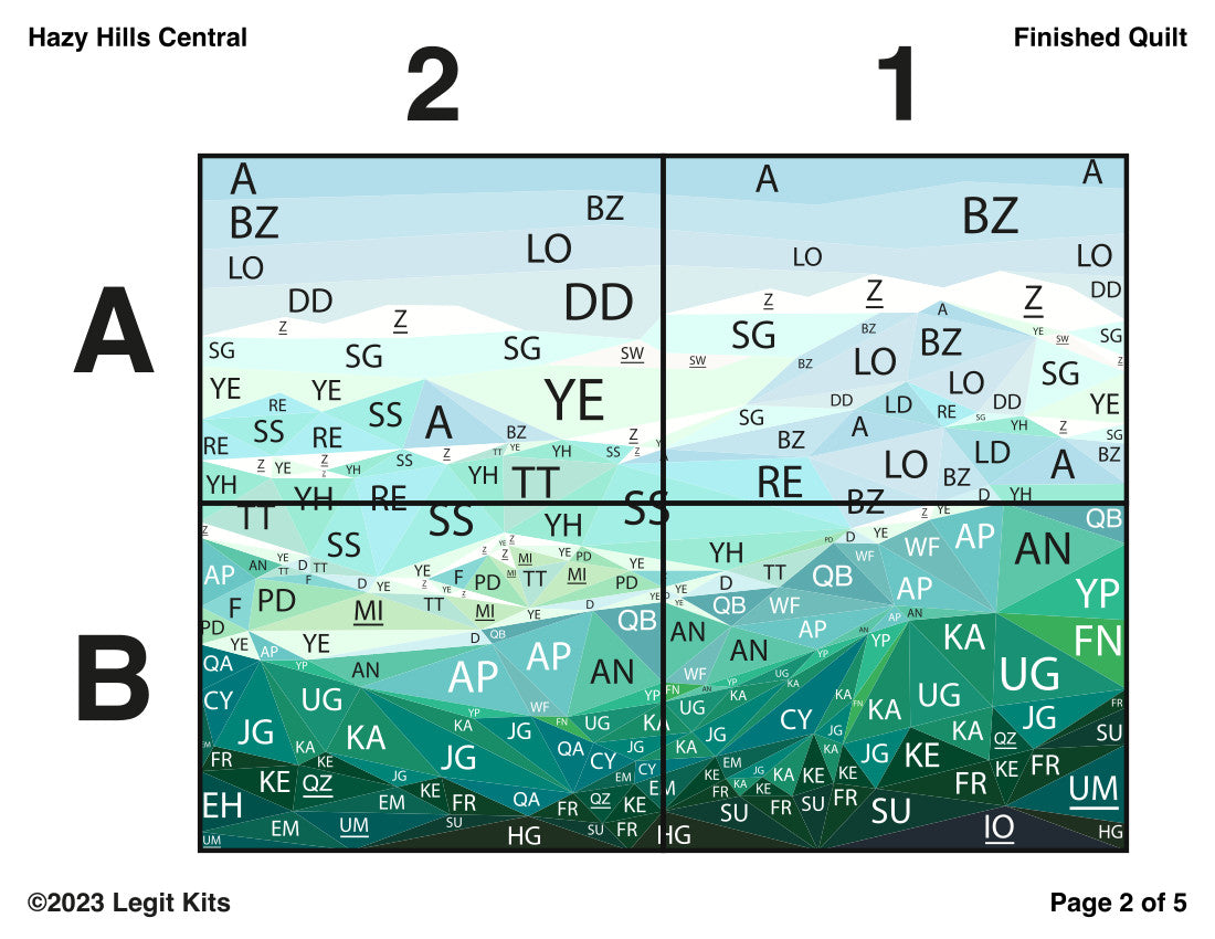 Hazy Hills Central Pattern