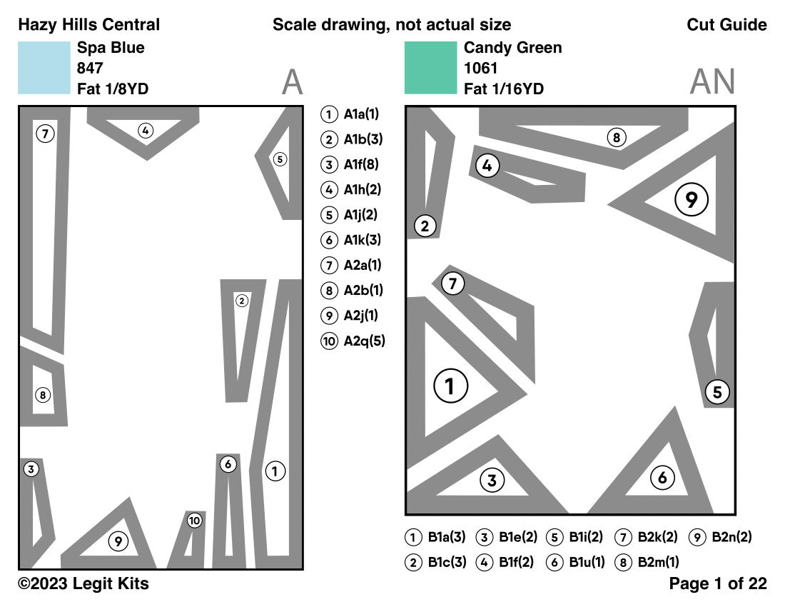 Hazy Hills Central Pattern