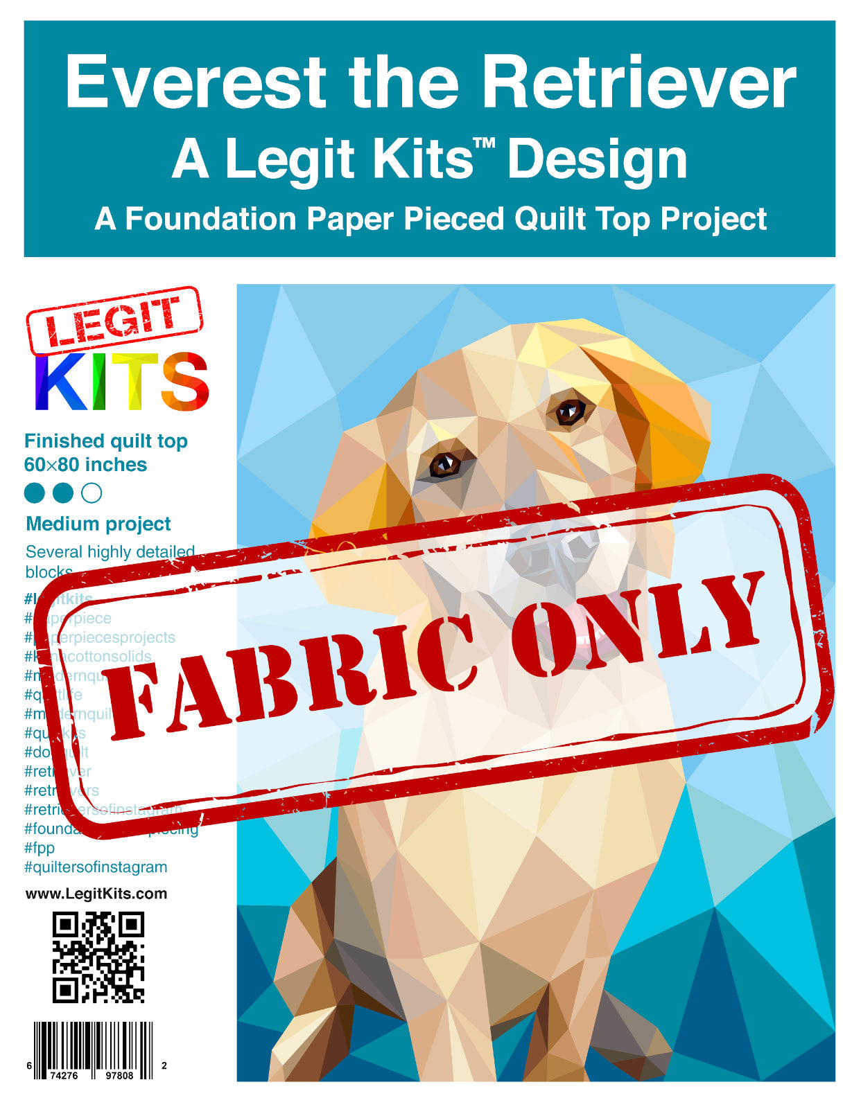 Everest the Retriever Fabric Pack