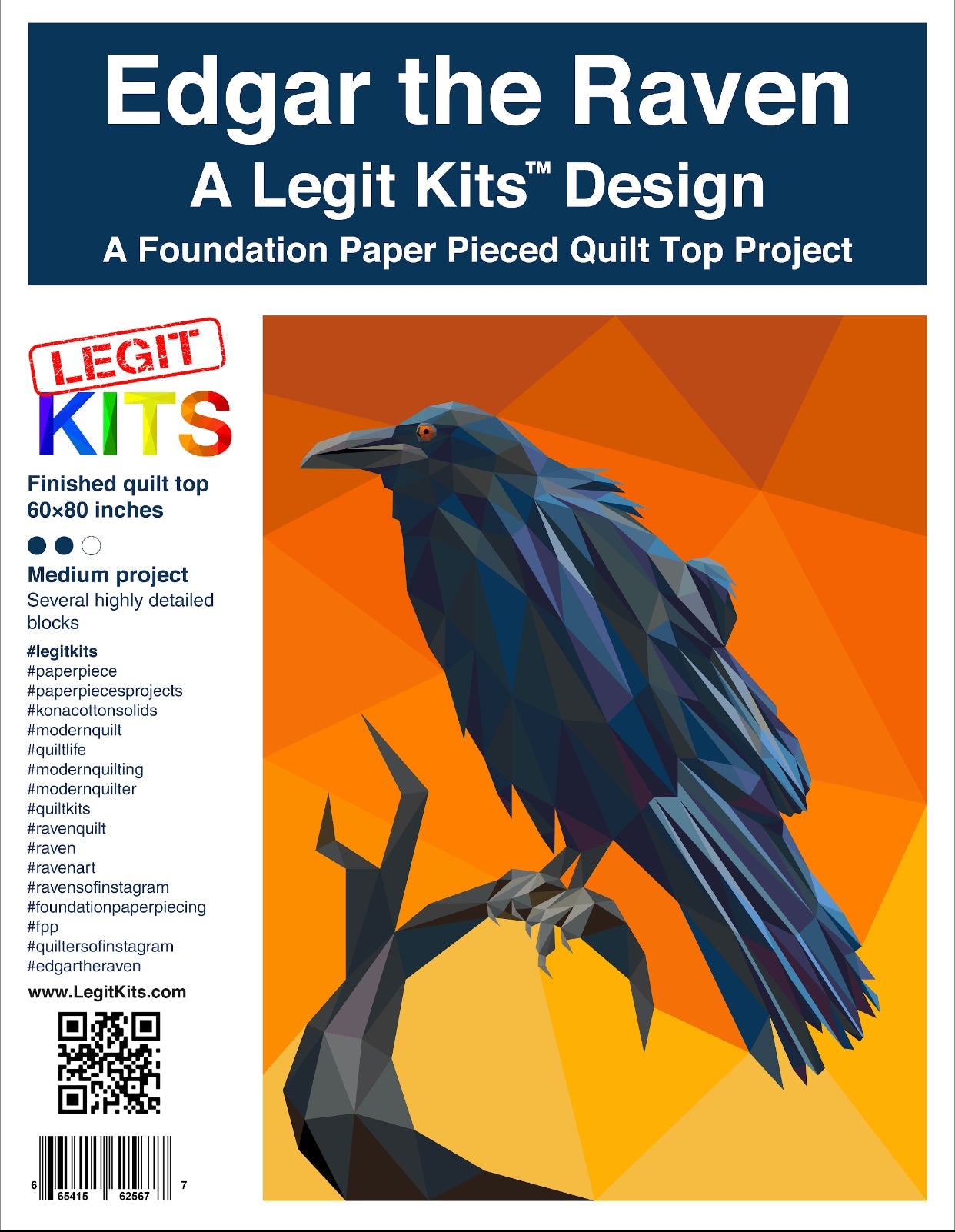 Edgar the Raven Pattern