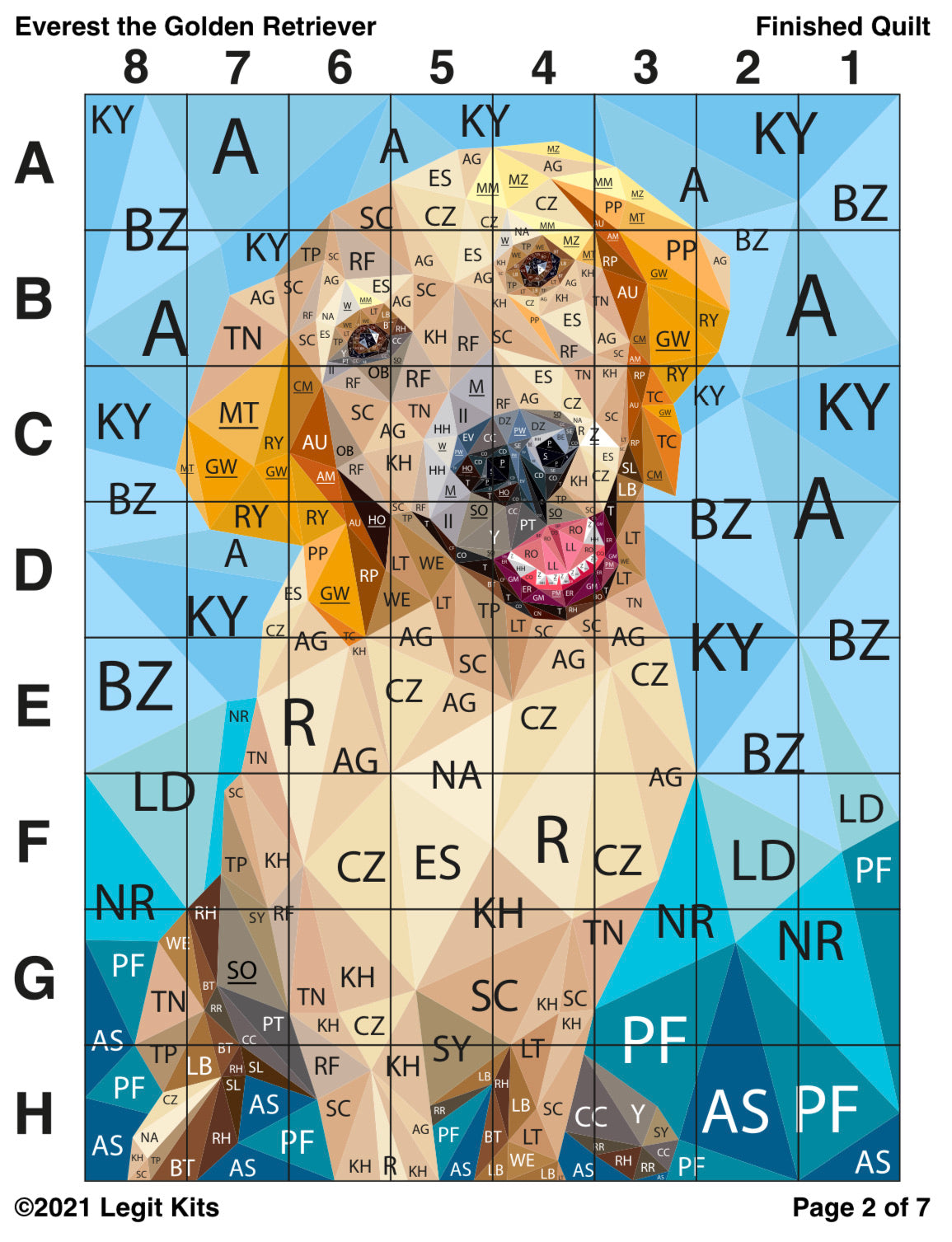 Everest the Retriever Fabric Pack