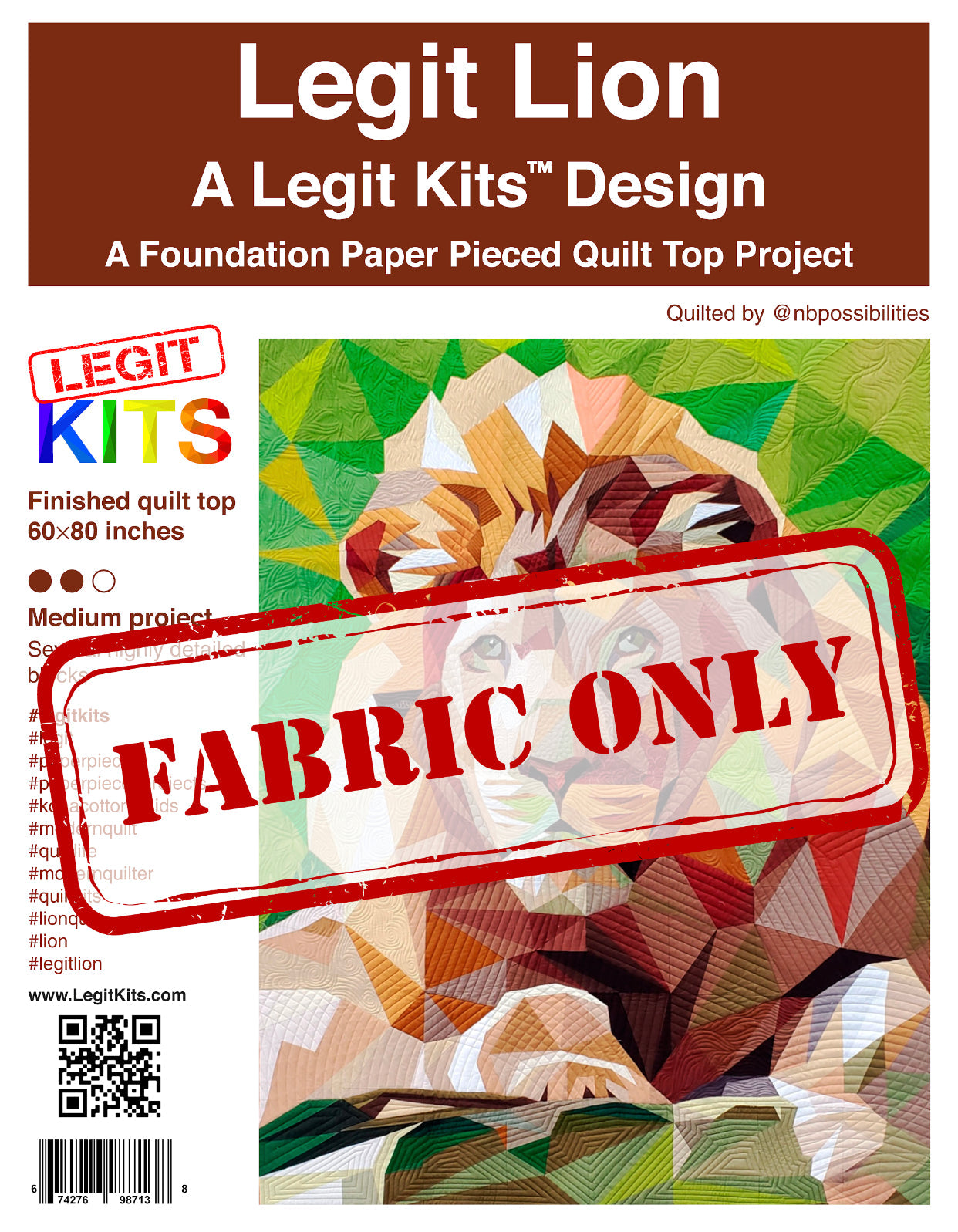 Legit Lion Fabric Pack