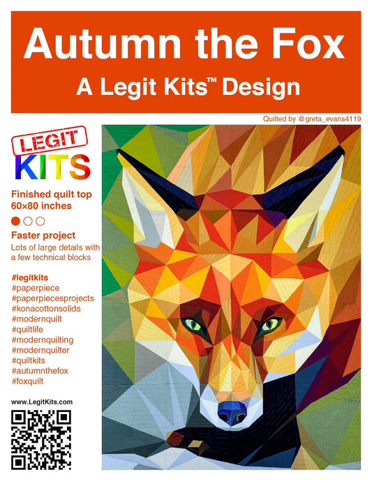 Autumn the Fox Quilt Kit