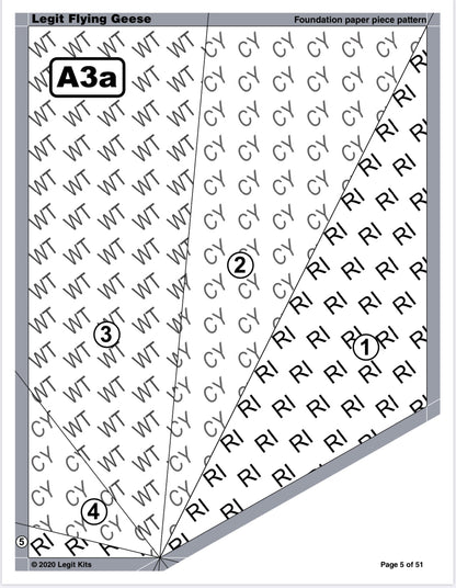 Legit Flying Geese Pattern