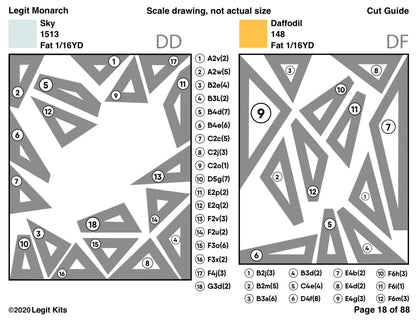 Legit Monarch Quilt Kit