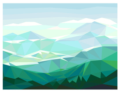 Hazy Hills Central Pattern