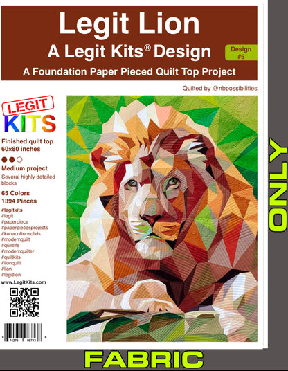 Legit Lion Fabric Pack