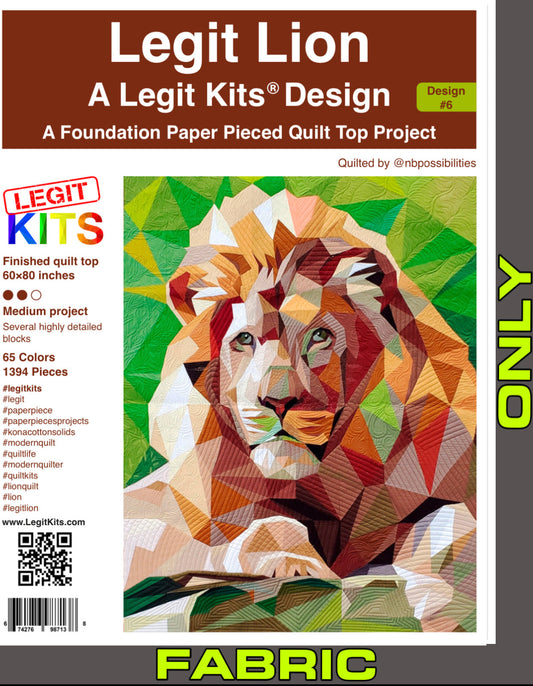 Legit Lion Fabric Pack