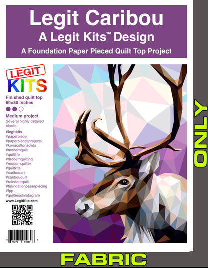 Legit Caribou Quilt Fabric Pack