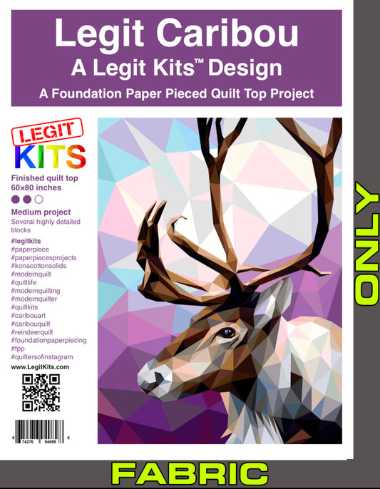 Legit Caribou Quilt Fabric Pack