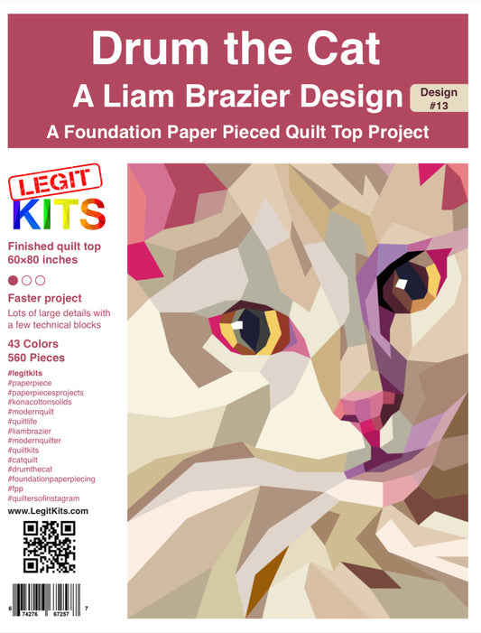 Drum the Cat Quilt Kit