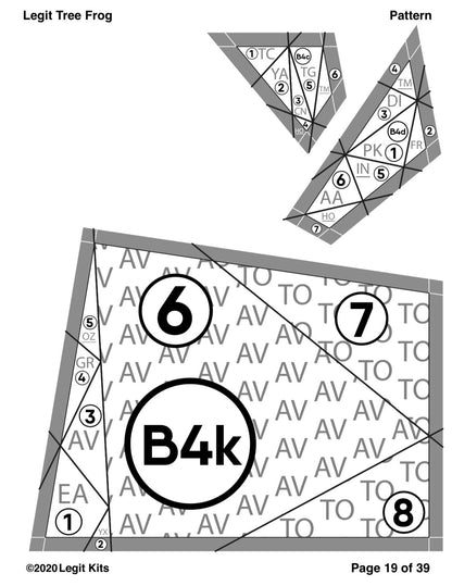 Legit Tree Frog Quilt Kit