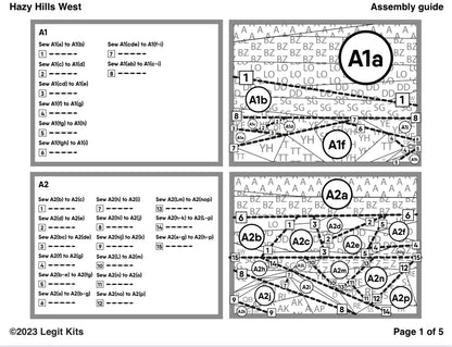 Hazy Hills West Quilt Kit