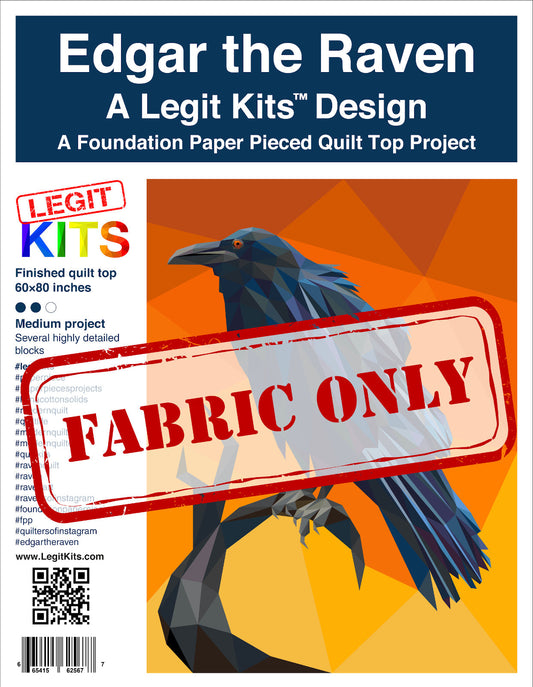 Edgar the Raven Fabric Pack