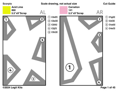 Scorpio Quilt Kit
